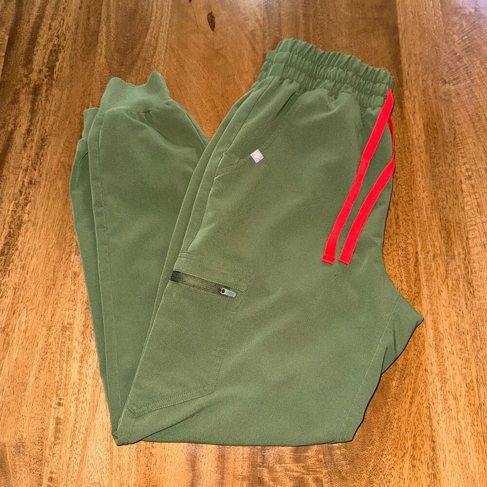 Figs Zamora Women’s Jogger Scrub Pants Green Size Small